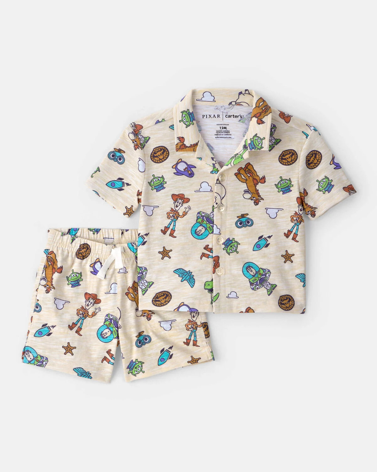 Baby Boy 2-Piece Pixar\u00a9 Toy Story Top & Short Set | Carter's Inc