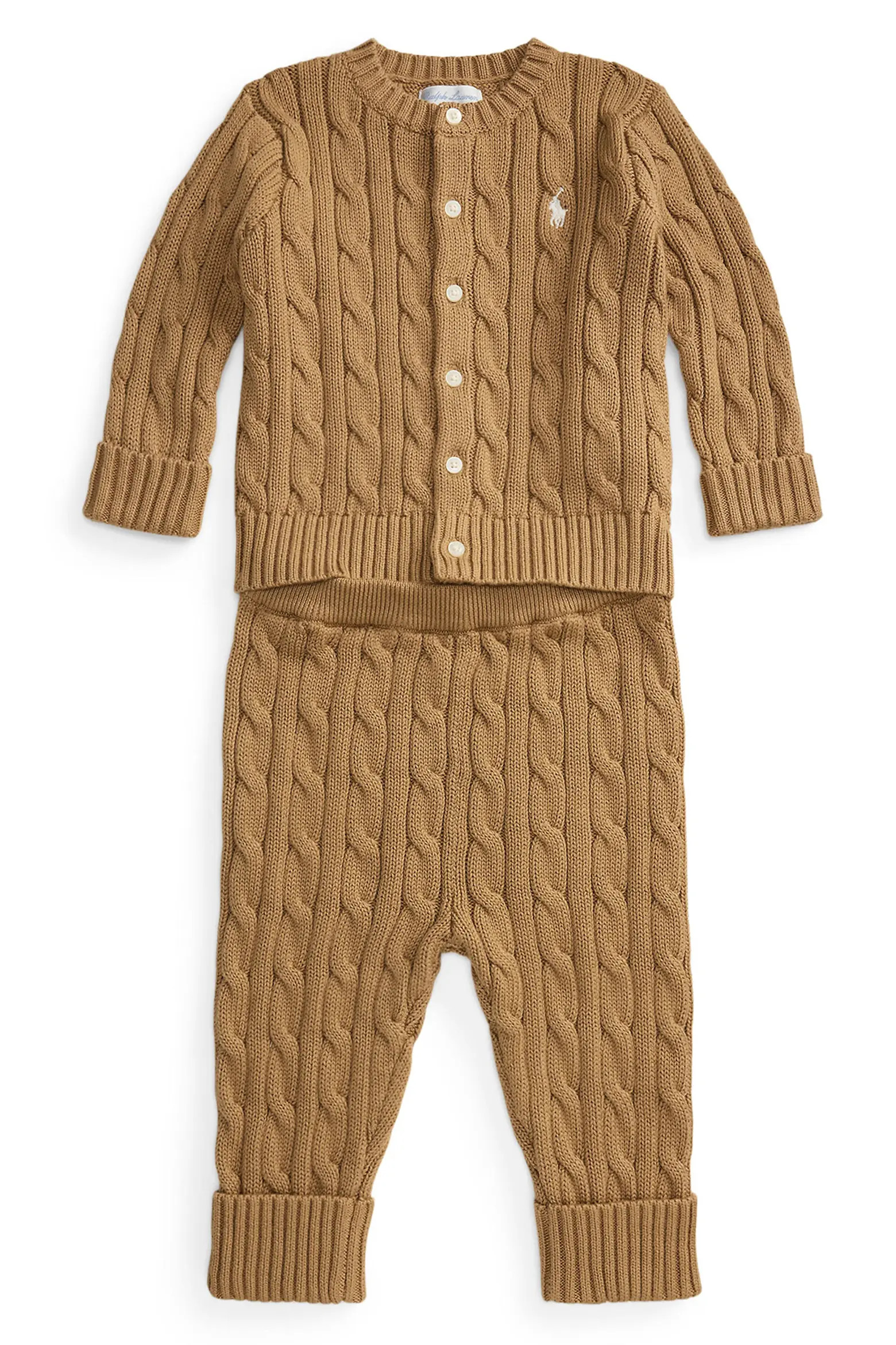Cable Knit Cotton Cardigan & Pants Set (Men) | Nordstrom | Nordstrom