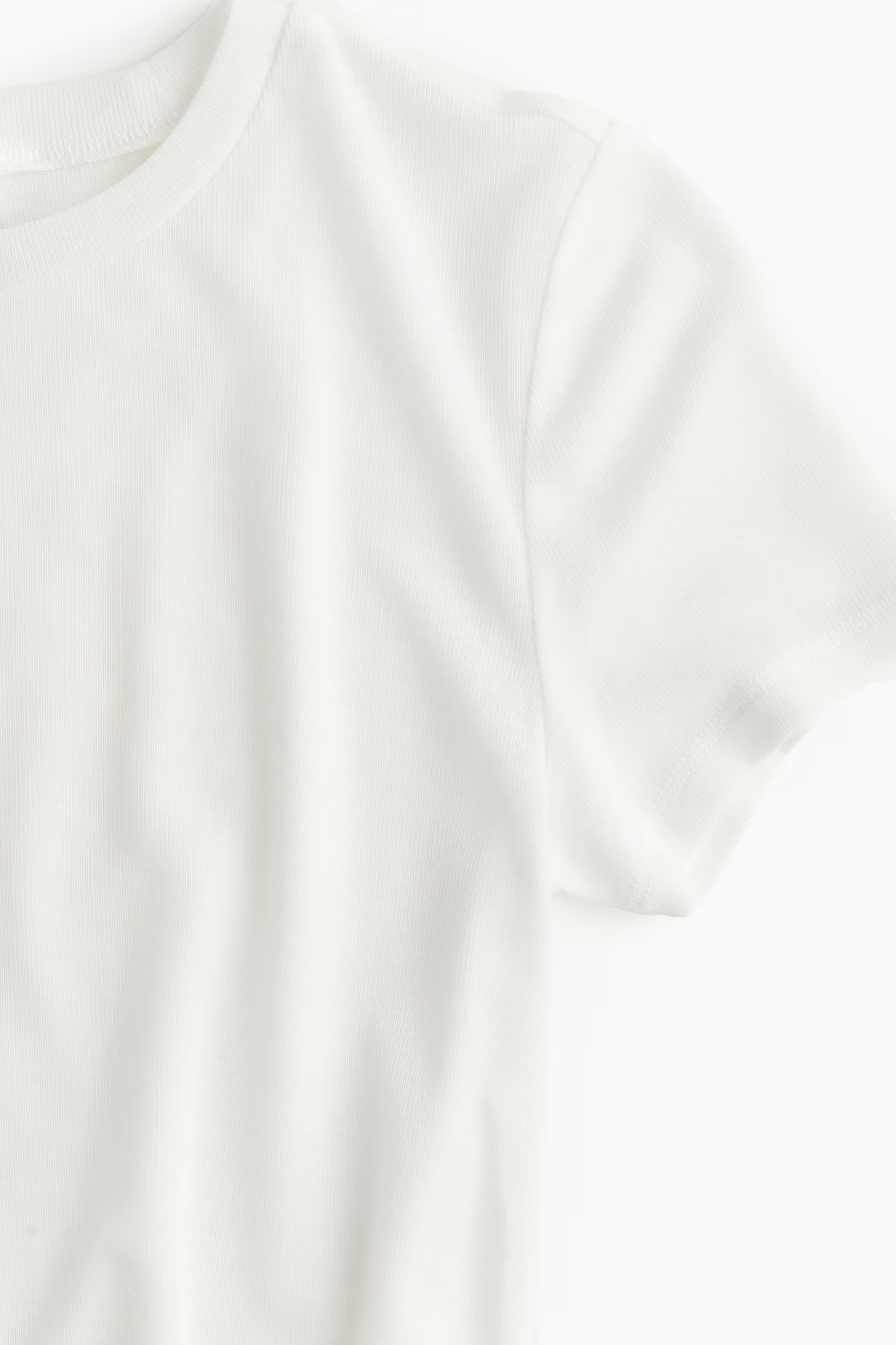Fitted T-shirt | H&M (UK, MY, IN, SG, PH, TW, HK)