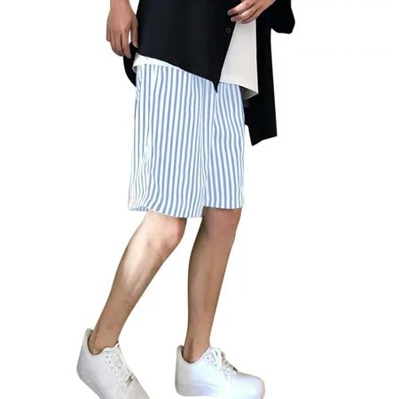 Sports Shorts Male Casual Pants Stripe Print Trend Youth Summer Mens Sweatpants Fitness Exercise Men | Walmart (US)