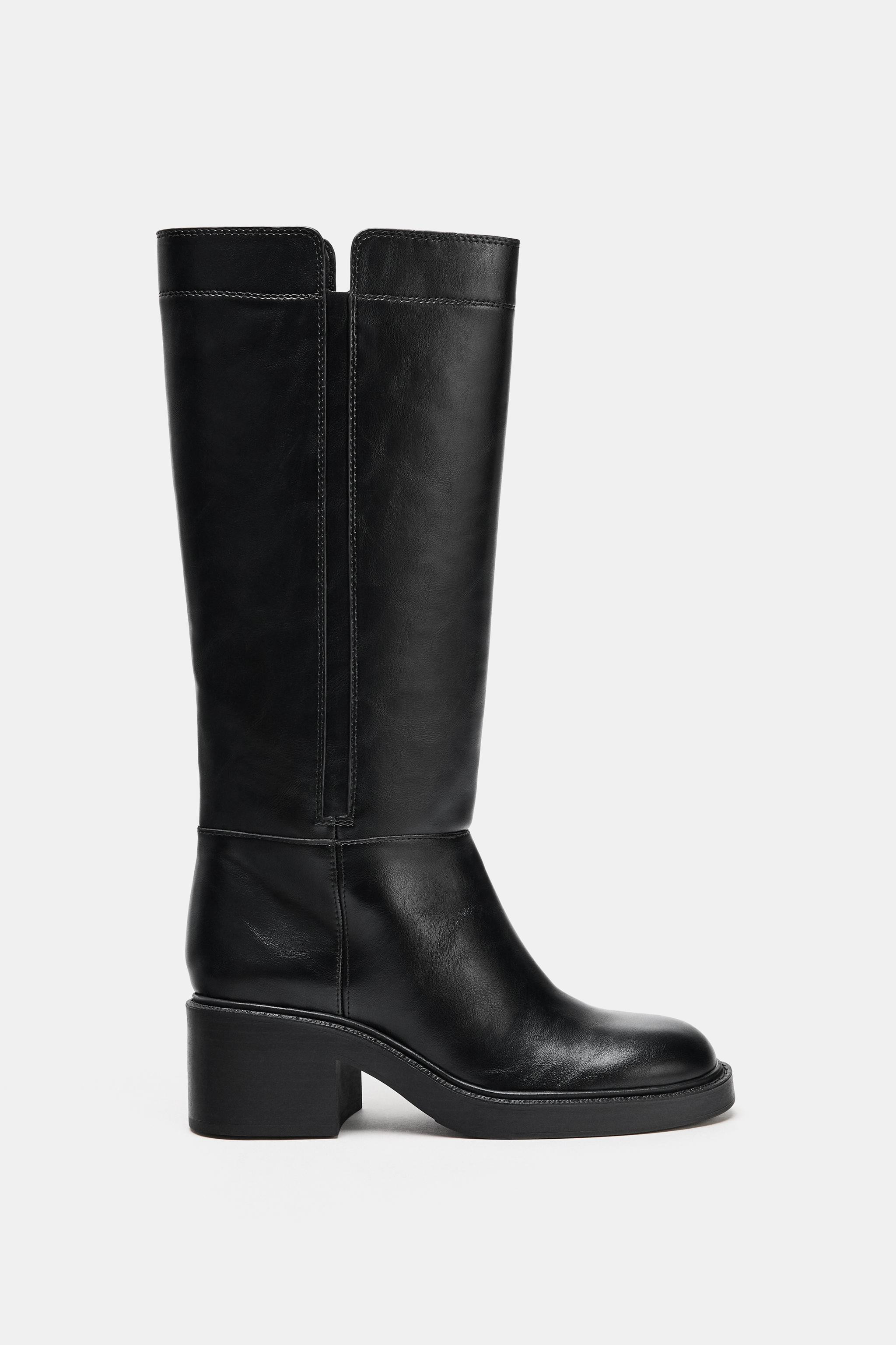 STIEFEL MIT BLOCKABSATZ | Zara DE