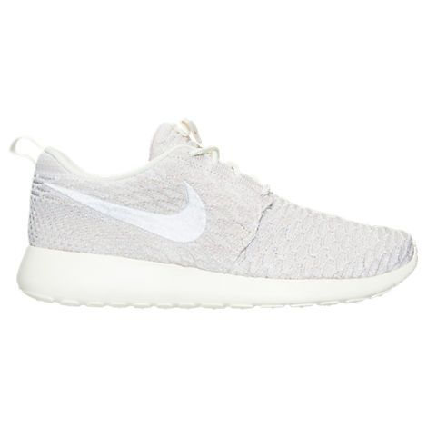 Nike Women's Roshe One Flyknit Casual Shoes, White | Finish Line (US)