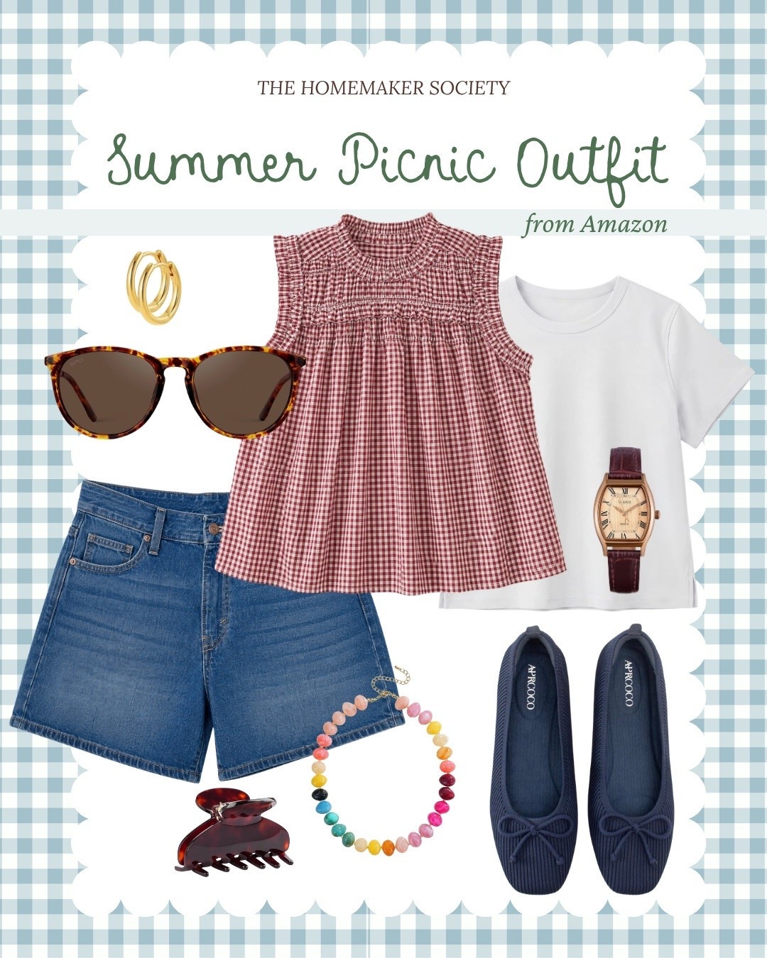 Cute summer outfit perfect for everyday summer picnics or outings.

#LTKmomlife #LTKOver40 #LTKootd