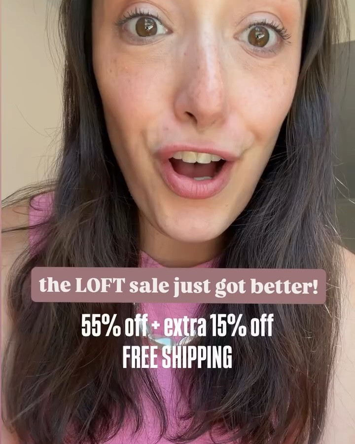 The crazy good @loft sale ends tonight!! Sharing some recent faves to add to your cart 😊

Comment SHOP for links!

#loft #loveloft #styleover30 #workwear #casualstyle summeroutfits