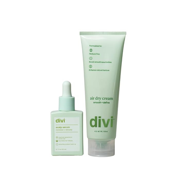 Divi Hair Care Set with Scalp Serum and Air Dry Cream, 2-Step Treatment for Fuller Hair, 30ml + 4... | Amazon (US)