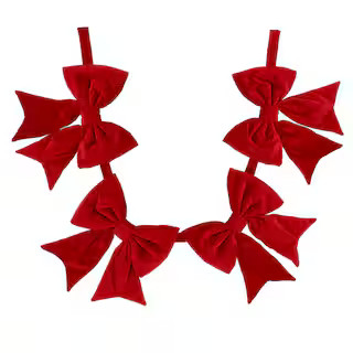 6ft. Red Jumbo Bow Garland by Ashland® | Michaels Stores