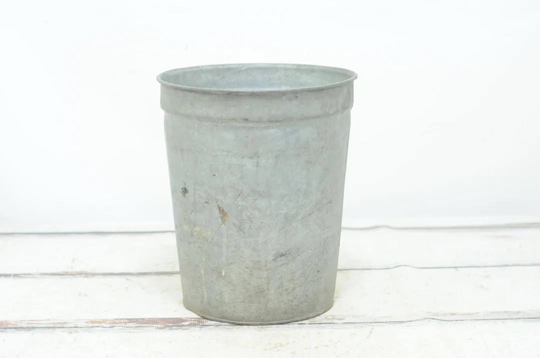 Vintage Floral Shop Flower Bucket Bucket Galvanized Bucket Metal Decor Storage - Etsy Canada | Etsy (US)