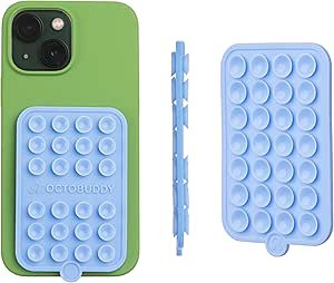 Silicone Double-Sided Suction Phone Case Detachable Mount - Hands-Free, Strong Grip Holder for Se... | Amazon (US)