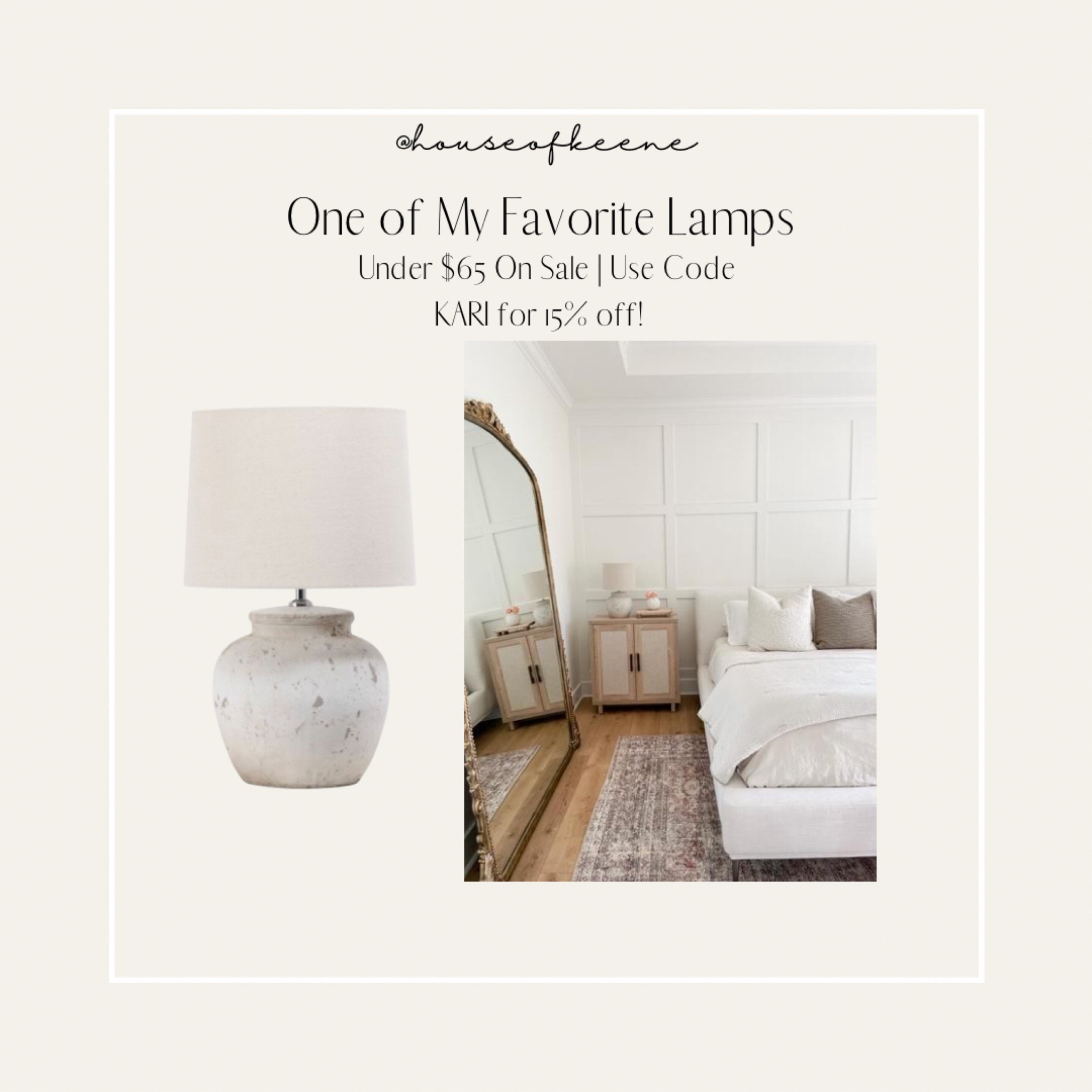 SALE ALERT & IN STOCK ALERT 

One of my favorite lamps for under $65!! Use code KARI for 15%!!! 

#LTKhome #LTKsalealert #LTKunder50