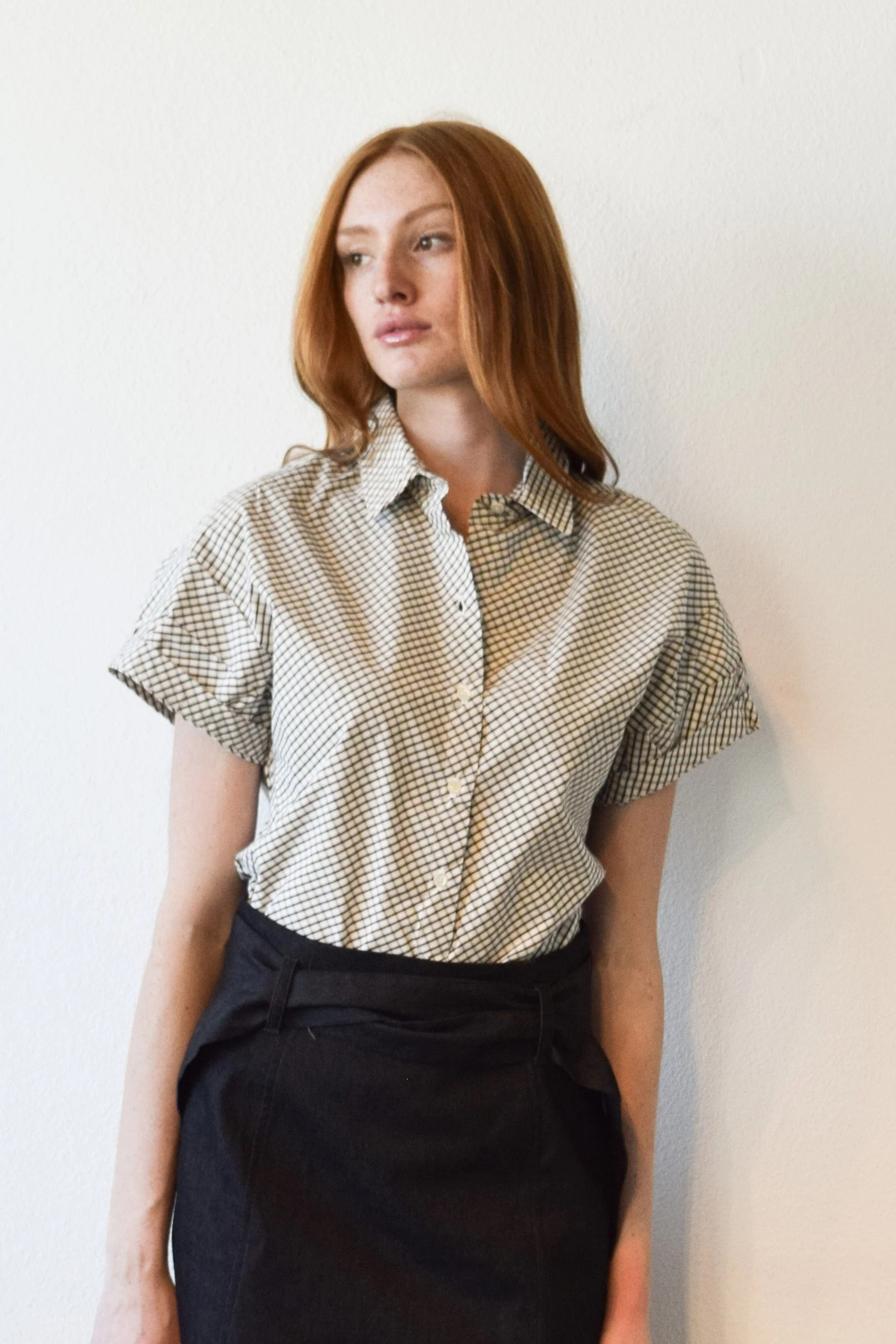 Never A Wallflower | Aster Top Small Check | Never A Wallflower