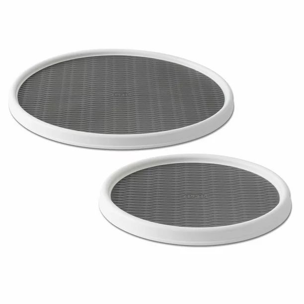 Copco Set of 2, 12-inch and 18-inch Turntables with Non-Skid Mats | Walmart (US)