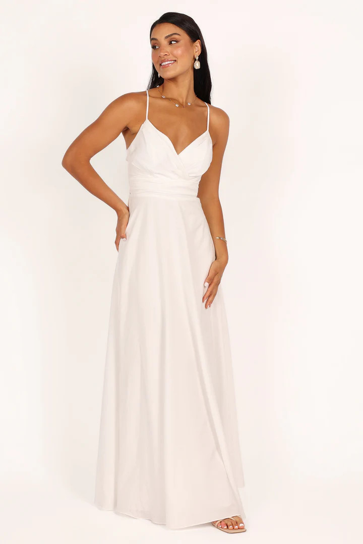 Manda Maxi Dress - Off White | Petal & Pup (US)