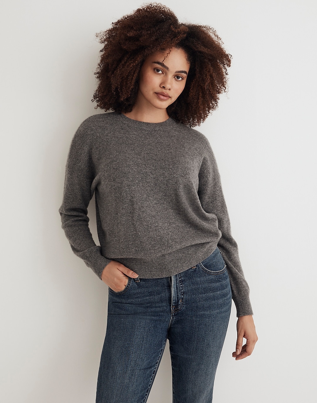 (Re)sponsible Cashmere Oversized Crewneck Sweater | Madewell