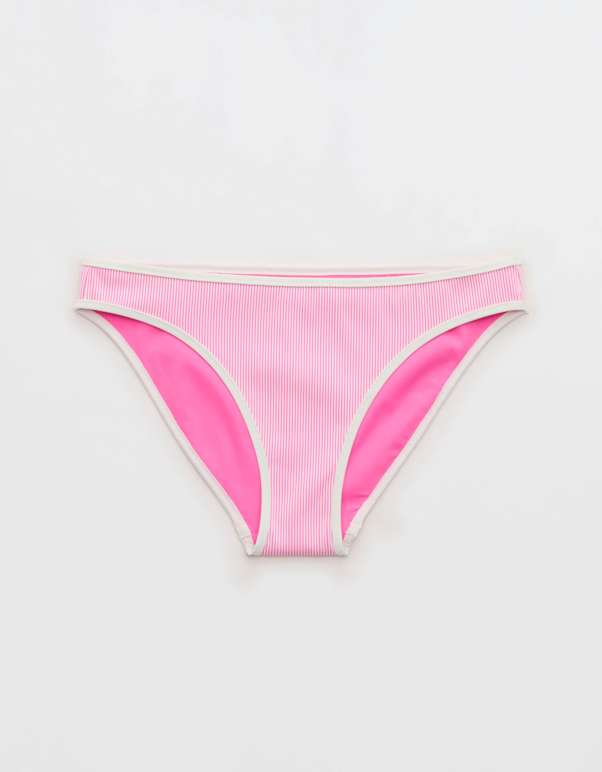 Aerie Ribbed Full Coverage Classic Bikini Bottom | Aerie