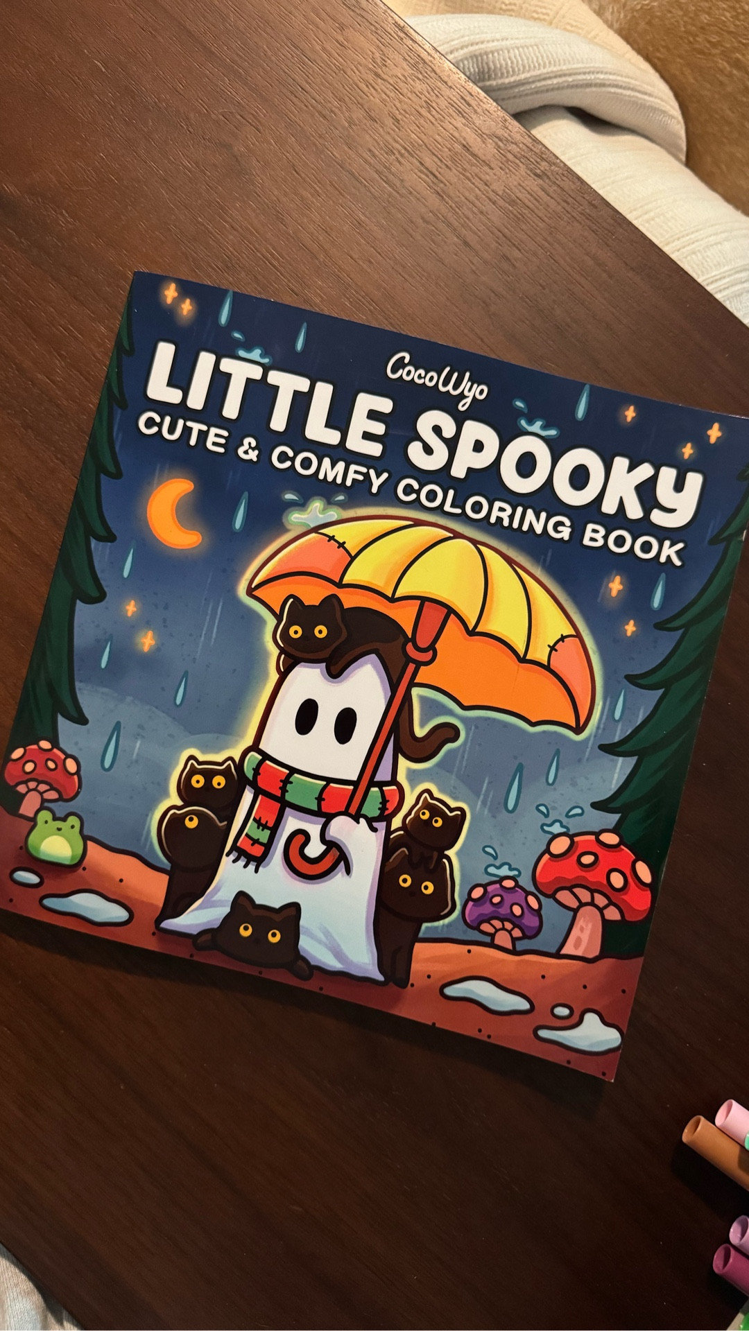 ordered a coloring book earlier today off of Amazon 

coloring book | spooky | Halloween | hobbies | stress relief | markers | cocowyo | TikTok 

#LTKSeasonal #LTKHalloween #LTKFamily