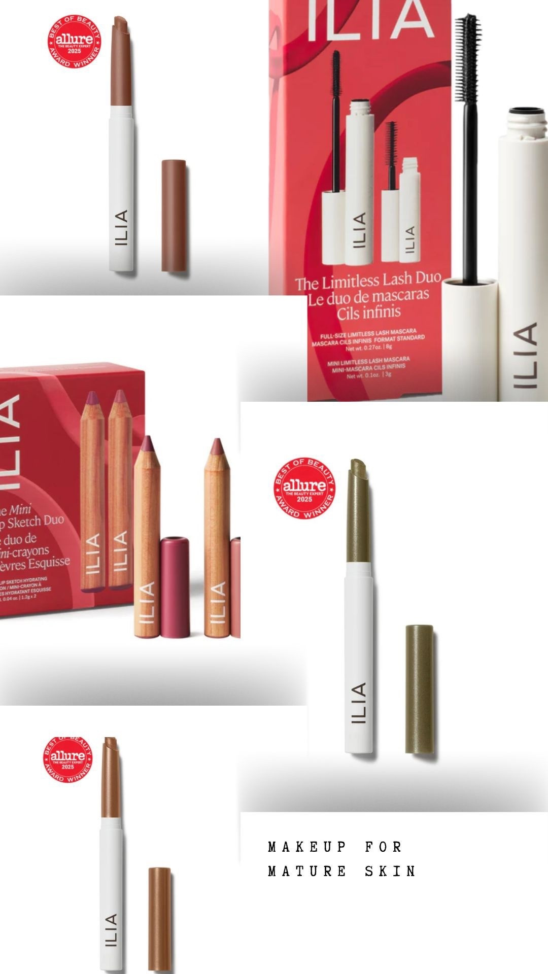 Effortless, clean beauty that loves your skin back
My go-to Ilia favorites for mature skin - lightweight, glowy, and never settling into fine lines. These eyeshadow sticks are perfect for aging skin as it looks natural. Perfect for that fresh, healthy GenX glow. Great little gift sets too for the Holidays right now ❤️ Offers available right now for spending over $75 & discounts on bundles #ilia

#LTKBeauty #LTKOver40 #LTKStyleTip