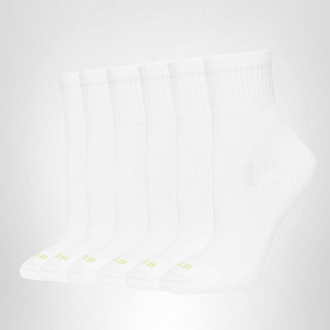 HUE Women's Mini Crew Sock 6-pack | Amazon (US)