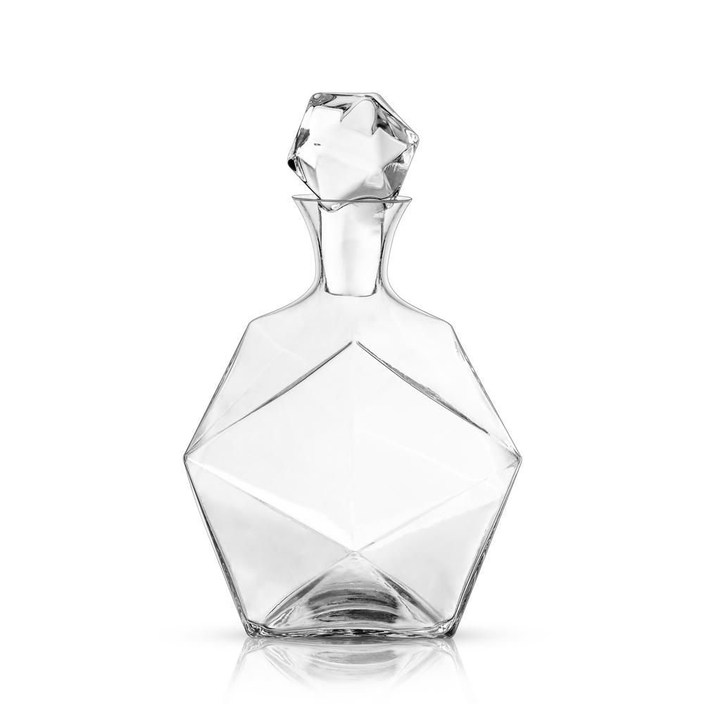 Viski Faceted Crystal Liquor Decanter | The Home Depot