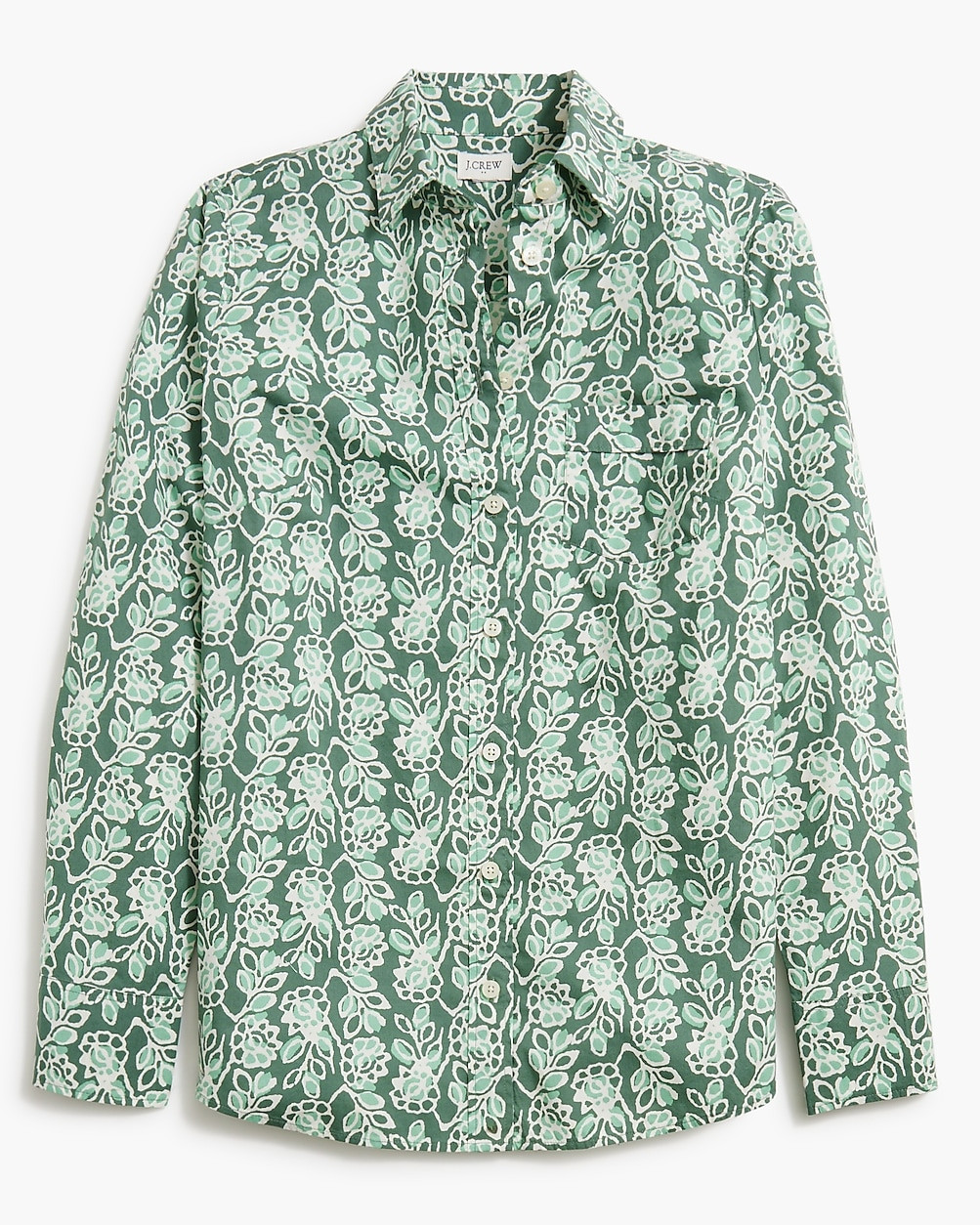 Button-up cotton poplin shirt in signature fit | J.Crew Factory