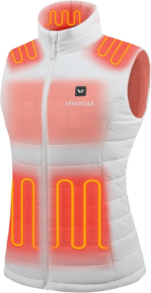 Venustas Women's Heated Vest with Battery, Lightweight Quilted Vest for Women | Amazon (US)