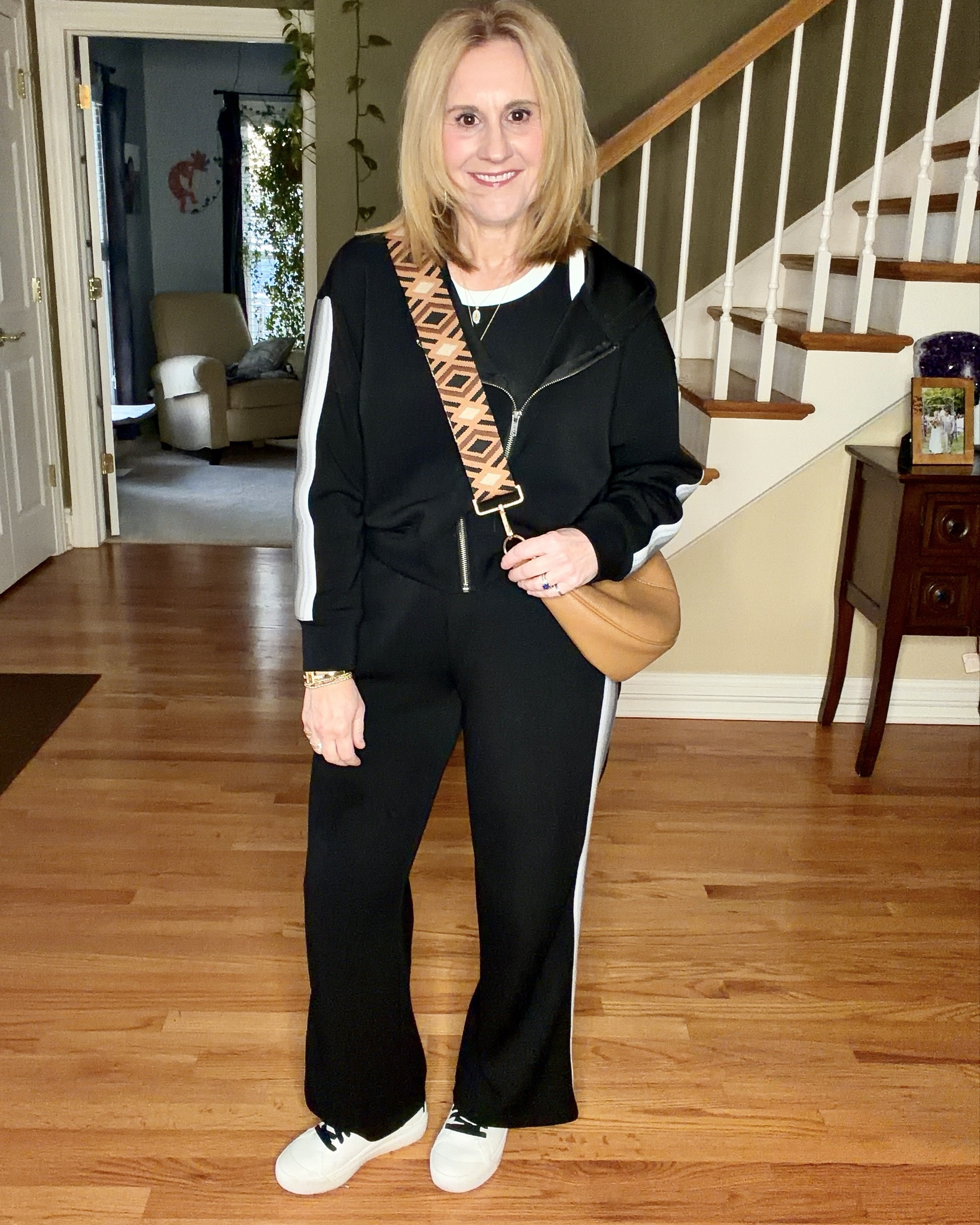 Add a versatile track suit to your wardrobe. Breaking up the set brings lots of new looks to your closet! 

#LTKootd #LTKOver40