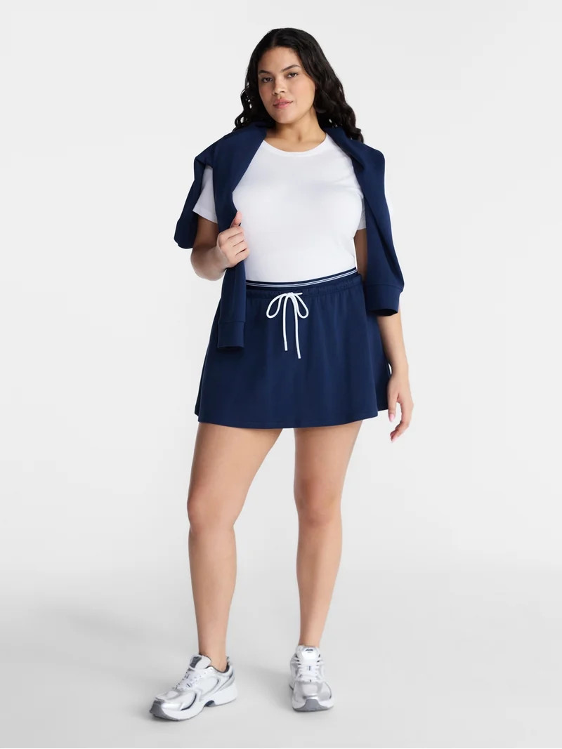 Avia Women's and Women's Plus Pique Knit Skort, Sizes XS-4X | Walmart (US)