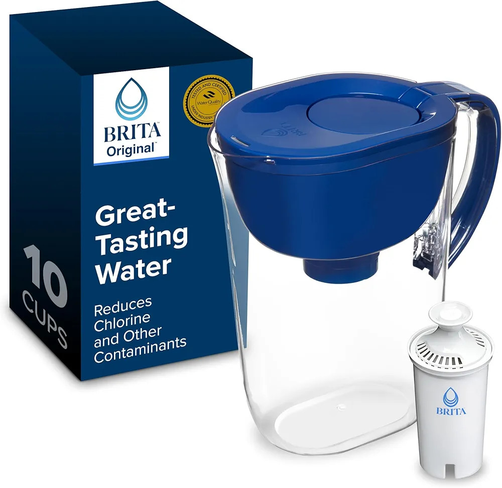 Brita Large Water Filter Pitcher for Tap and Drinking Water with SmartLight Change Indicator, Inc... | Amazon (US)