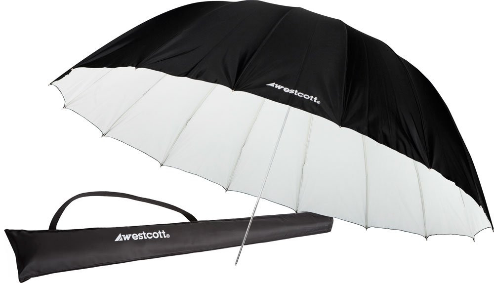 Westcott 4634 7-Feet White with Black Cover Parabolic Umbrella | Amazon (US)