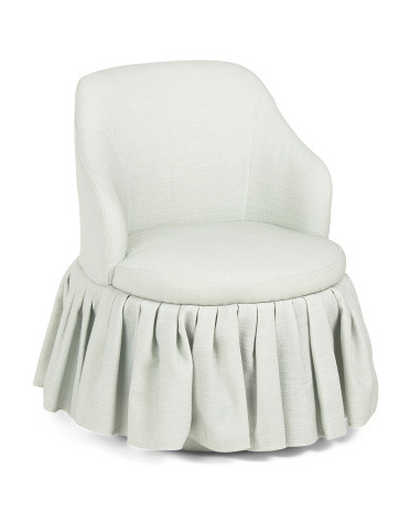 22x30 Kiki Gathered Skirt Accent Chair | TJ Maxx