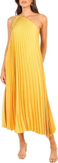 Cali Pleated One-Shoulder Maxi Dress | Nordstrom