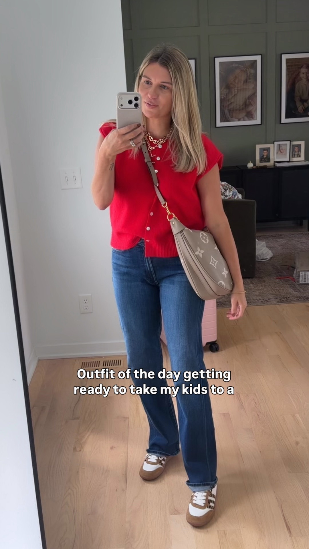 What I’m wearing today as a 37 year old mom of 3 
Early fall outfit
Pop of color 
Mother jeans 
Back 70 sneakers

#LTKdayinmylife #LTKgrwm #LTKootd