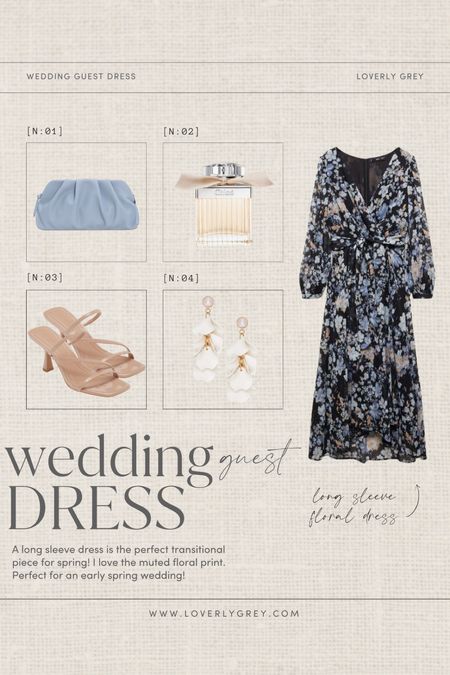 Spring wedding guest dress finds! I love that this floral dress has long sleeves!

Loverly Grey, wedding guest dress

#LTKwedding #LTKSeasonal #LTKstyletip