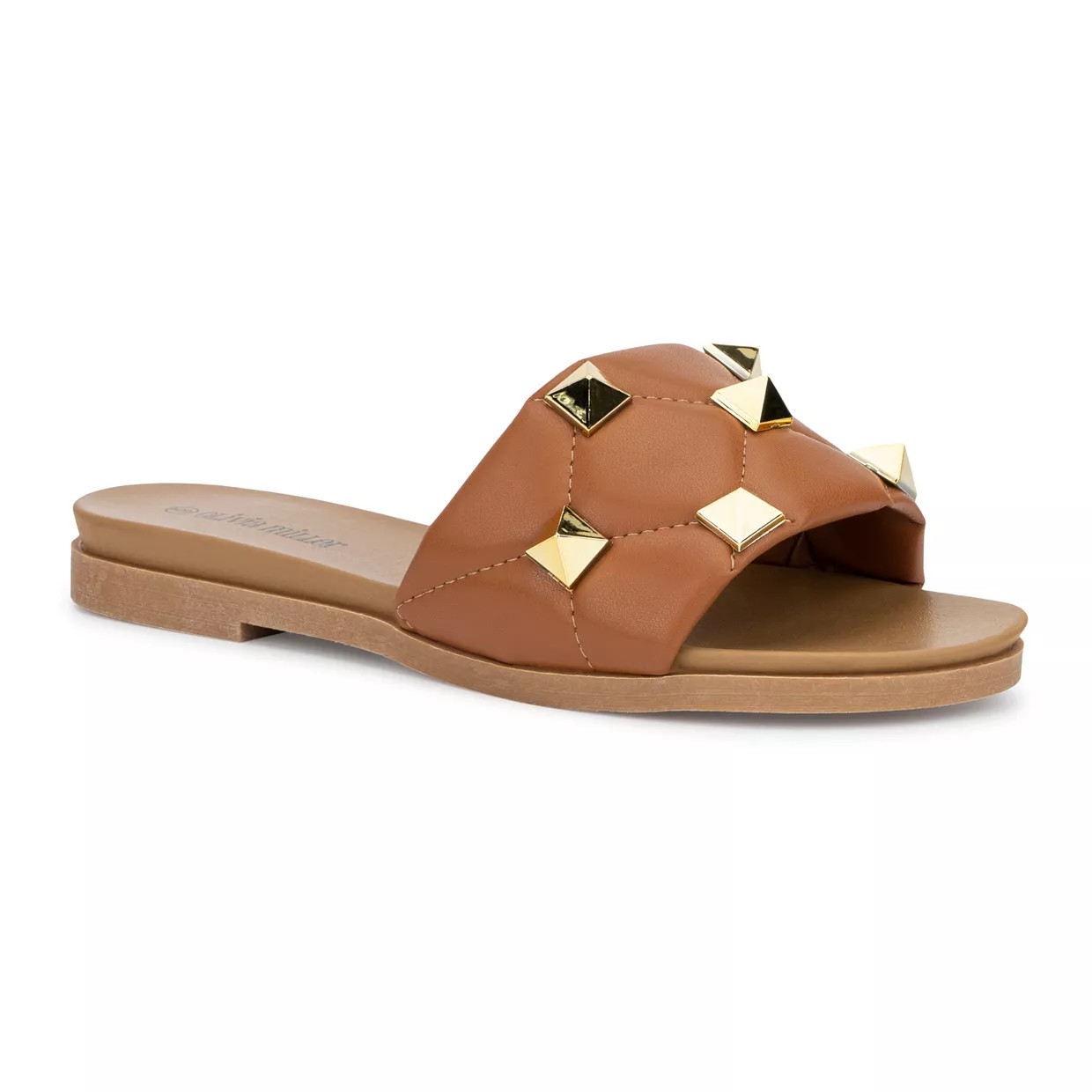 Olivia Miller Skylar Women's Studded Slide Sandals | Kohl's