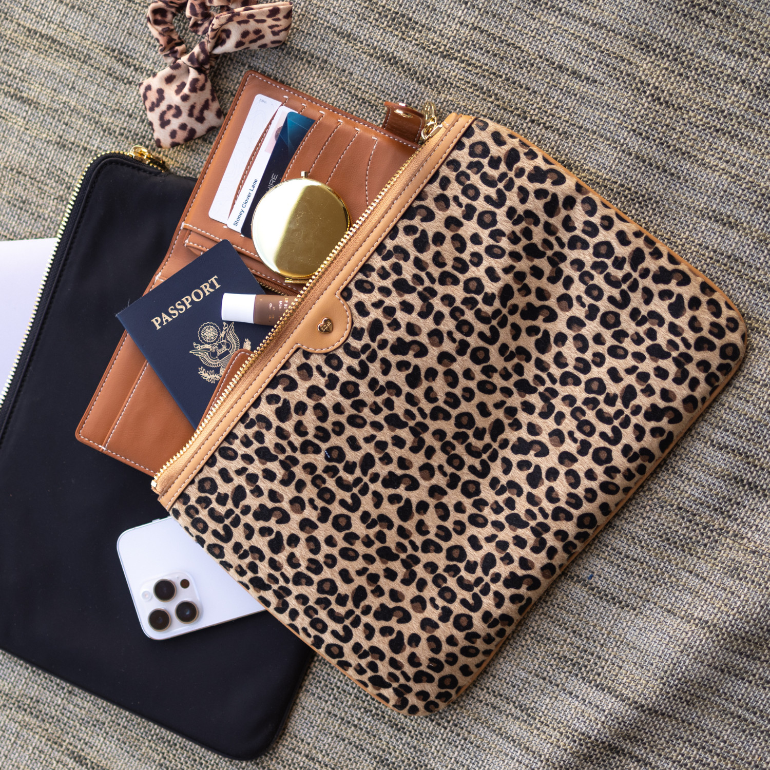 Oversized Flat Pouch | Personalized Pouch - Stoney Clover Lane | Stoney Clover Lane