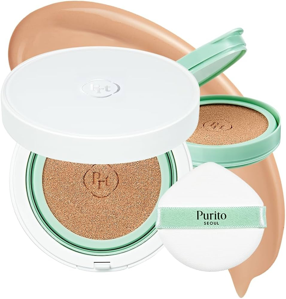 PURITO SEOUL Wonder Releaf Centella BB Cushion #13 Neutral Ivory, Foundation, Korean Centella, Ma... | Amazon (US)
