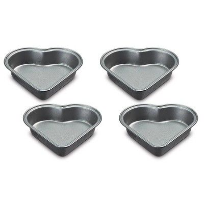 Cuisinart 4pc Mini Heart Pan Set - CMBM-4HRT1 | Target