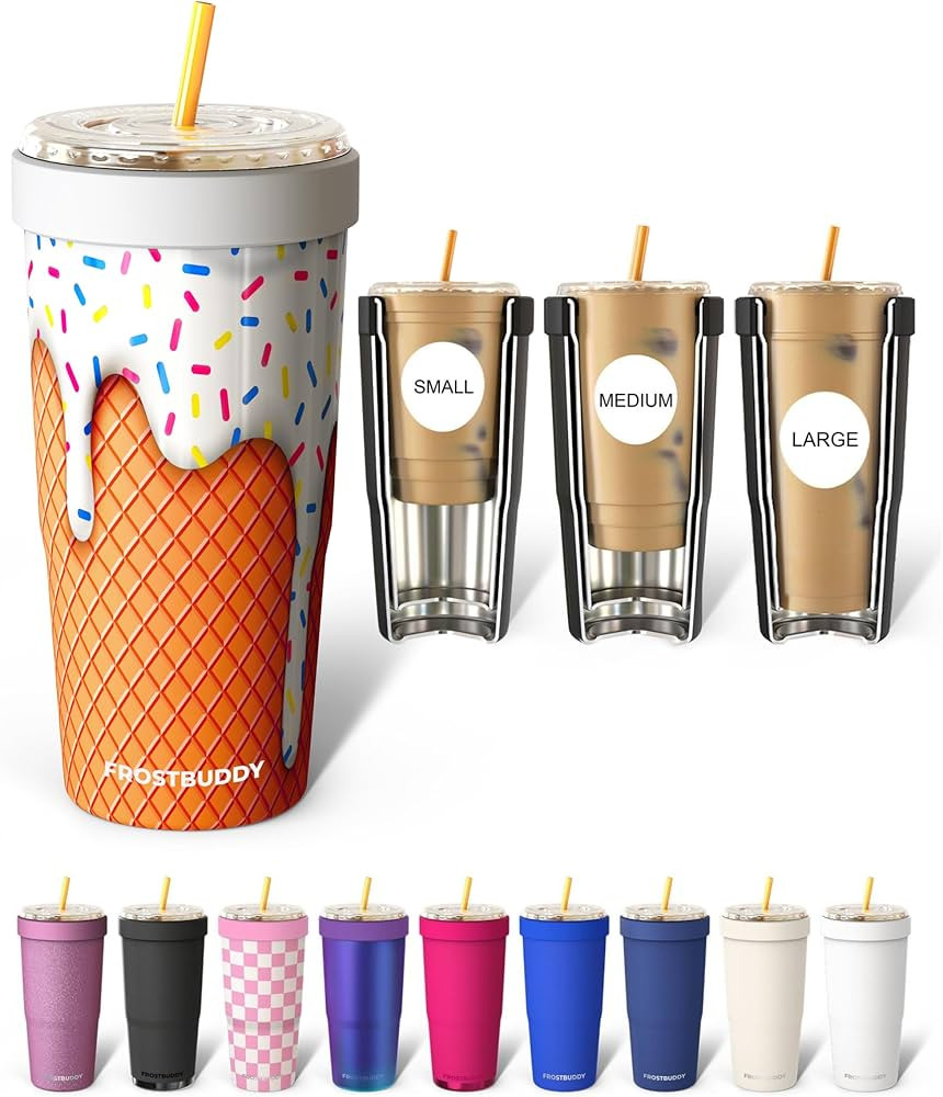 Frost Buddy Togo Buddy 30 oz Stainless Steel Vacuum Insulated Tumbler To Go Coffee Cup - Iced Cof... | Amazon (US)