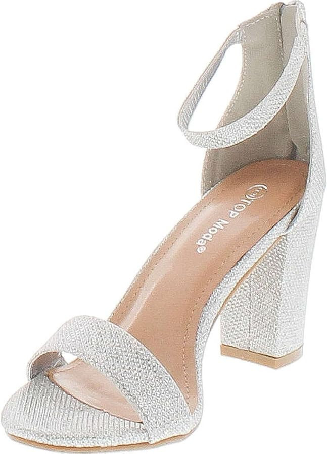 TOP Moda Womens Gallery-45 Party Dress High Heels Sandal Shoes | Amazon (US)