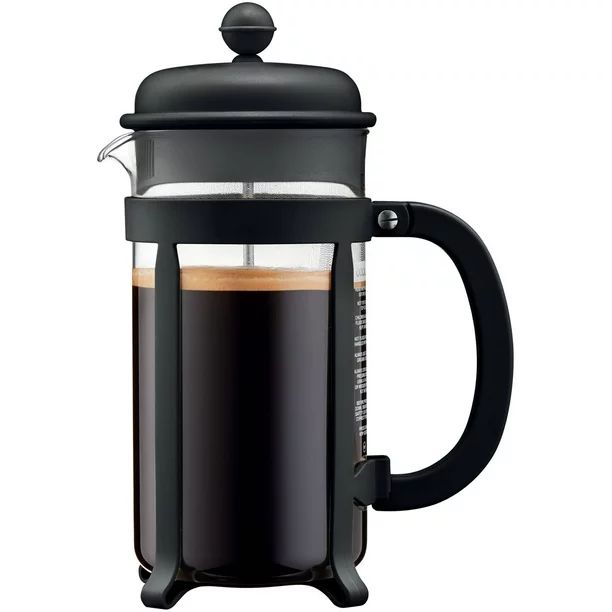 Bodum JAVA French Press Coffee Maker, 8 Cup, 1.0L, 34 oz, Black | Walmart (US)