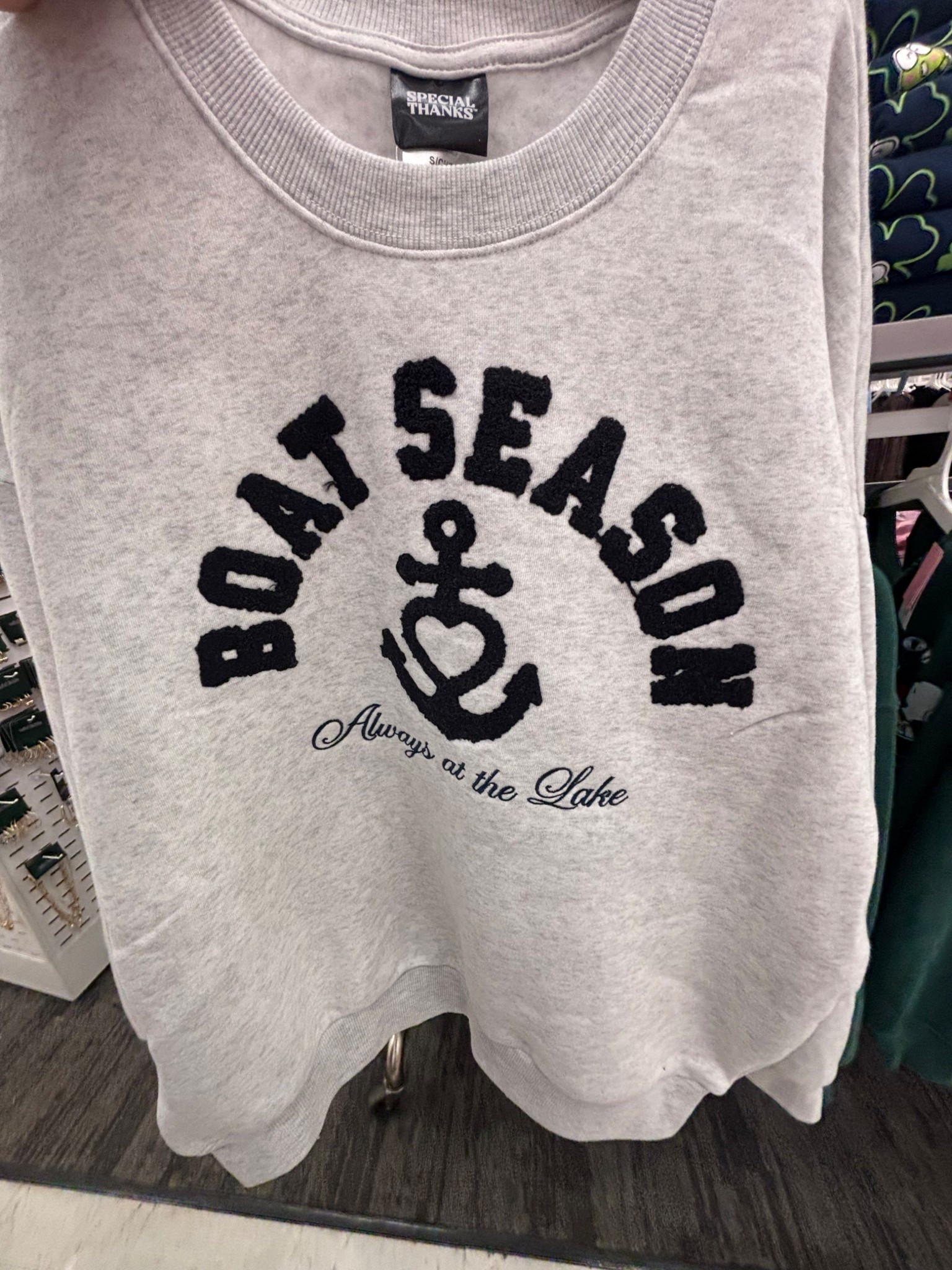 Boat season sweatshirt 
Spend $35 for free shipping 

#LTKootd #LTKspring #LTKSeasonal