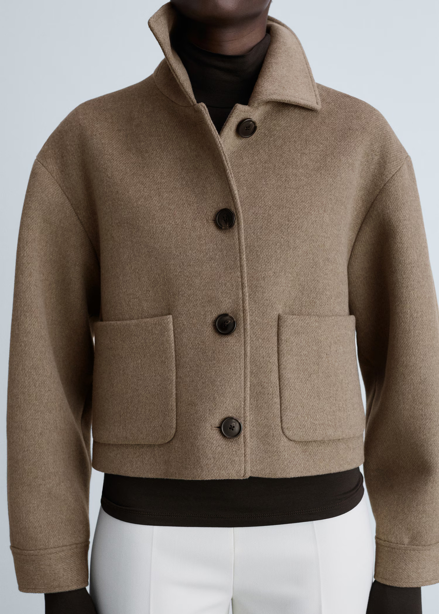 Wool jacket with pockets - Women | MANGO USA | Mango (US/MX/AU)
