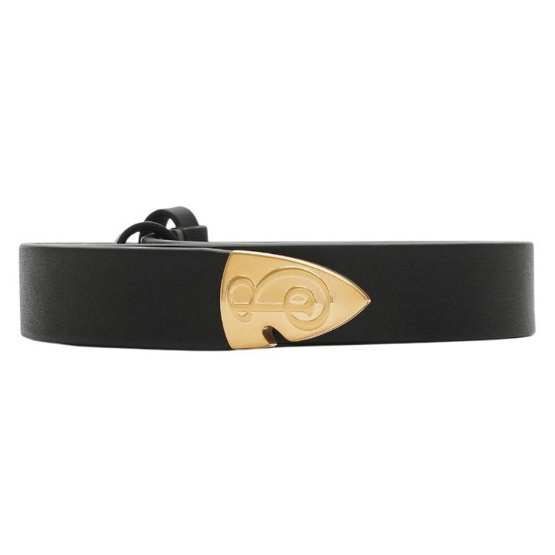 B Shield Thin Leather Belt, Size Large | Jomashop.com & JomaDeals.com
