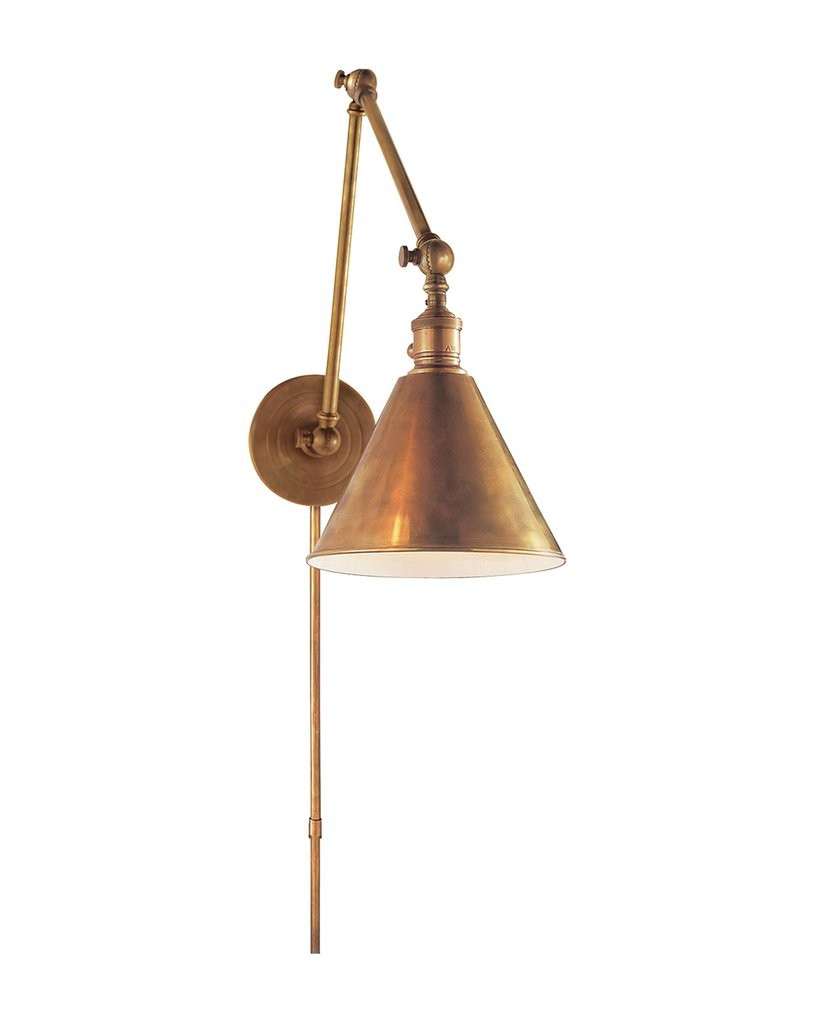 Boston Double Armed Library Light | McGee & Co.