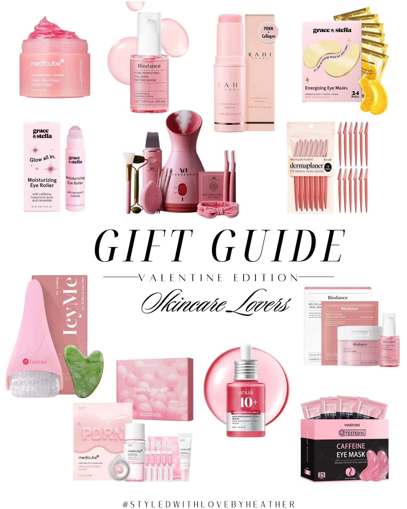 💗 Valentine’s Skincare Gift Guide — Skincare Lovers Edition 💗
The ultimate Valentine’s Day skincare picks for glowing, healthy skin ✨ Featuring viral K-beauty favorites, collagen-packed creams, eye masks, facial tools, dermaplaning essentials, and luxe self-care finds that make perfect gifts for her (or the ultimate self-care moment).

These skincare must-haves are perfect for daily routines, at-home spa nights, Galentine’s gifts, or thoughtful Valentine’s presents for anyone who loves glowing skin and elevated beauty rituals.

💌 Shop all Valentine’s skincare gifts linked here on LTK
🧖‍♀️ Save for later & share with your Valentine 

 #LTKValentine #LTKselfcare #LTKBeauty