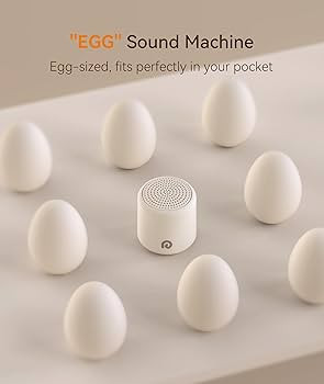 Dreamegg Portable White Noise Machine, 1000mAh Battery, Travel Sleep, Cream | Amazon (US)