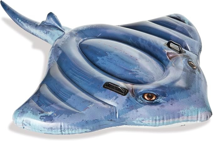 Intex Stingray Ride-On Inflatable Swimming Pool Beach Float Toy -57550NP | Amazon (US)