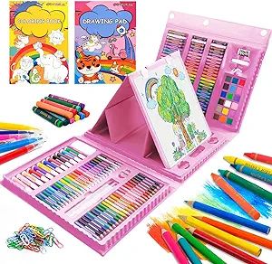 GOTIDEAL Drawing Art kit for Kids Ages 8-12, Art Set Supplies Includes Pastels, Crayons, Colore... | Amazon (US)