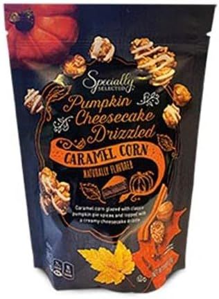 Specially Selected Pumpkin Cheesecake Drizzled Caramel Corn! Rich Seasonal Pumpkin Flavor! 8 OZ, 227 | Amazon (US)