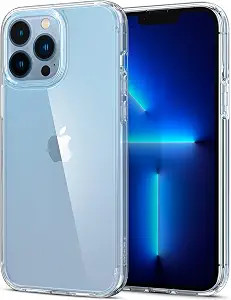 Spigen Ultra Hybrid [Anti-Yellowing Technology] Designed for iPhone 13 Pro Max Case (2021) - Crys... | Amazon (US)