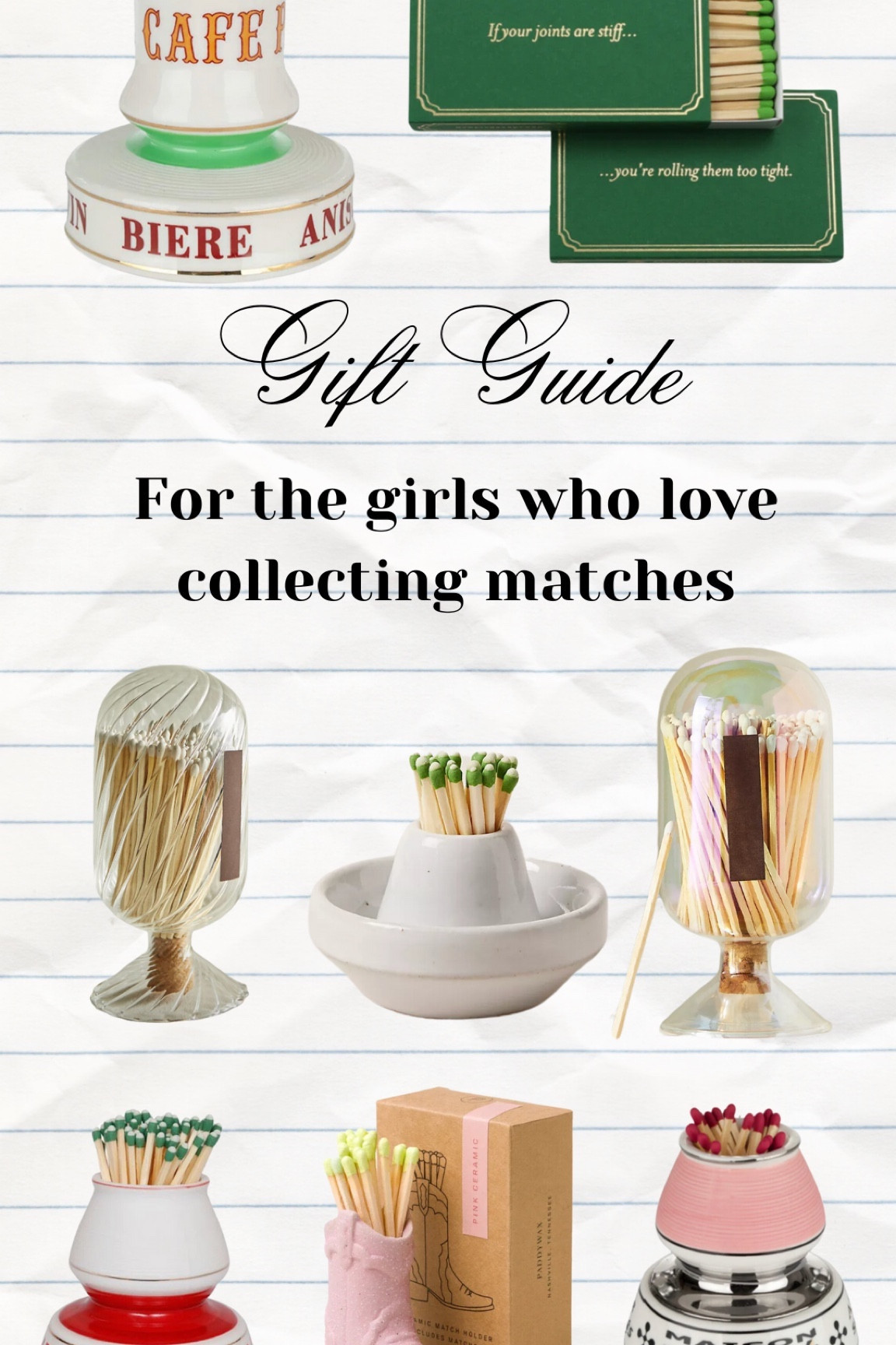 A gift/ stocking stuffer mini guide for the girls in your life who love to collect matches, candles, trinkets or who love to cluster!

#LTKHoliday #LTKhome #LTKGiftGuide